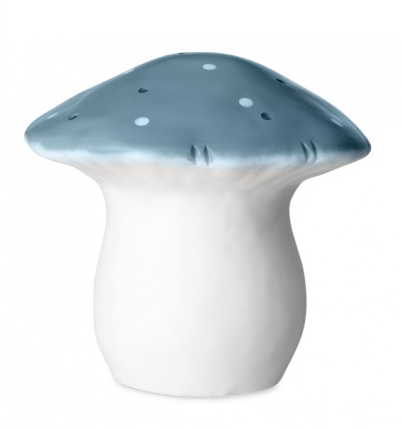 Veilleuse champignon bleu