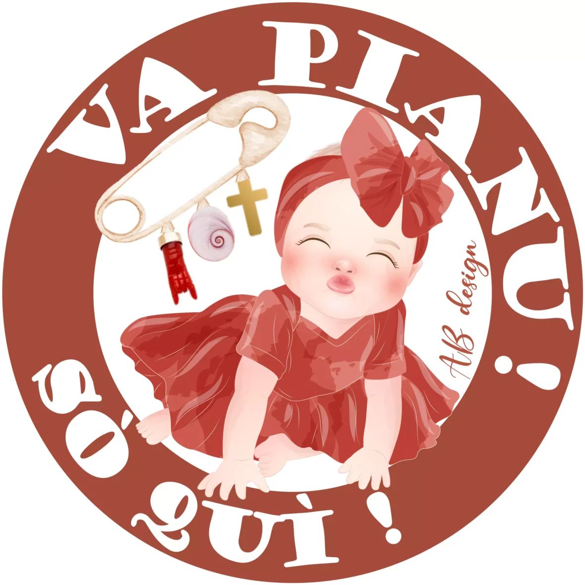 Sticker voiture terracotta